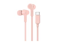 Belkin SoundForm - Øreproptelefoner med mik. - i øret - kablet - USB-C - støjisolerende - pink G3H0002HQPKV2