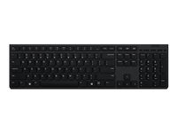 Lenovo Professional - Tastatur - trådløs - 2.4 GHz, Bluetooth - QWERTY - svensk/finsk - brun kasse 4Y41K04062