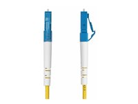 StarTech.com 1m (3.3ft) LC to LC (UPC) OS2 Single Mode Simplex Fiber Optic Cable, 9/125µm, Laser Optimized, 40G/100G, Bend Insensitive, Low Insertion Loss - LSZH Fiber Patch Cord (SPSMLCLC-OS2-1M) - Patchkabel - LC/UPC enkelttilstand (han) til LC/UPC enkelttilstand (han) - 1 m - 1 m. - 2 mm - fiberoptik - simplex - 9 / 125 micron - OS1/OS2 - halogenfri, passiv, tovejs - gul SPSMLCLC-OS2-1M