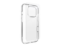 Zagg InvisibleShield Glass Elite 360 - Bagsidecover til mobiltelefon - klar - med Tempered Glass-skærmbeskytter - for Apple iPhone 16 Pro 200515376