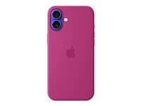 Apple - Bagsidecover til mobiltelefon - MagSafe-kompatibilitet - silicone - Fuchsia - for iPhone 16 Plus MYYE3ZM/A