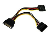 StarTech.com 6in SATA Power Y Splitter Cable Adapter - M/F - Power splitter - SATA power (M) to SATA power (F) - 6 in - PYO2SATA - Strøm-splitter - SATA strøm (han) til SATA strøm (hun) - 15.2 cm - for P/N: BRACKET125PT, BRACKET125PTP, BRACKET425F, PEXUSB311AC3, S251BU31REM, SATBP125VP PYO2SATA