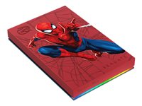 Seagate FireCuda STKL2000417 - Spider-Man Special Edition - harddisk - 2 TB - ekstern (bærbar) - USB 3.2 Gen 1 - med 2 års Seagate Rescue Data Recovery - for Sony PlayStation 4, Sony PlayStation 4 Pro, Sony PlayStation 4 Slim, Sony PlayStation 5 STKL2000417