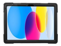 Insmat Rugged Armor - Bagsidecover til tablet - grov - polykarbonat, gummi, termoplastisk polyuretan (TPU) - for Apple 10.9-inch iPad (10. generation); iPad A16 Wi-Fi, A16 Wi-Fi + Cellular 652-1284