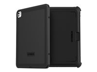 OtterBox Defender Series - Beskyttende kasse bagsidecover til tablet - grov - polykarbonat, termoplastisk elastomer (TPE) - sort - 13" - for Apple 13-inch iPad Pro (M4) 77-95232