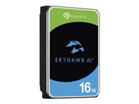 Seagate SkyHawk AI ST16000VE004 - Harddisk - 16 TB - intern - 3.5" - SATA 6Gb/s - buffer: 512 MB - med 3 års Seagate Rescue Data Recovery ST16000VE004