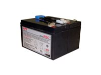 APC Replacement Battery Cartridge #142 - UPS-batteri - 1 x batteri - Blysyre - 216 Wh - for P/N: SMC1000, SMC1000-BR, SMC1000C, SMC1000I, SMC1000IC, SMC1000TW APCRBC142