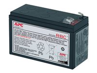 APC Replacement Battery Cartridge #17 - UPS-batteri - 1 x batteri - Blysyre - sort - for P/N: BE850G2, BE850G2-CP, BE850G2-FR, BE850G2-IT, BE850G2-SP, BVN900M1, BVN950M2 RBC17