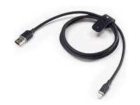 mophie charge stream - Lightning-kabel - USB han til Lightning han - 1 m - sort - USB Power Delivery (12W) 409912821