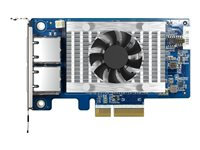 QNAP QXG-10G2T-X710 - Netværksadapter - PCIe 3.0 x4 lavprofil - 10Gb Ethernet x 2 - for QNAP QSW-1208-8C, QSW-M2108-2C QXG-10G2T-X710