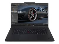 Lenovo ThinkPad P1 Gen 7 - AI Ready - 16" - Intel Core Ultra 9 - 185H - Intel Evo vPro Enterprise Platform - 64 GB RAM - 1 TB SSD - Nordisk 21KV0024MX