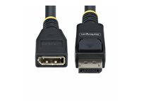 StarTech.com 10ft (3m) DisplayPort 1.4 Extension Cable, DP 1.4, 8K 60Hz - DisplayPort forlængerkabel - DisplayPort (han) til DisplayPort (hun) - DisplayPort 1.4 - 3 m - 8K support, tovejs, halogenfri, passivt - sort 10F-DP14-EXTEND-CBL