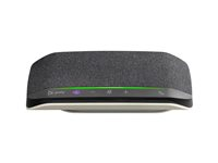 HP Poly Sync 10-M - Konferencetelefon håndfri - kablet - USB-A, USB-C - sølv - Certified for Microsoft Teams 77P34AA