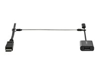 StarTech.com 20-Pack Security Cable Tethers for Adapters & Dongles, Universal Cable Adapter Tether, Tether Cables, Adjustable Length Anti-Theft Cable Tether Lock Kit, Steel Cable Tether - Dongle Cable Tether (CONNLOCKPK20) - Sikkerhedskabel - sølv - 30 cm - TAA-kompatibel CONNLOCKPK20