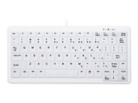 Active Key MedicalKey AK-C4110 - Tastatur - USB - USA - hvid AK-C4110F-U1-W/US