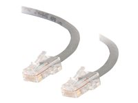 C2G Cat5e Non-Booted Unshielded (UTP) Network Crossover Patch Cable - Krydskabel - RJ-45 (han) til RJ-45 (han) - 2 m - UTP - CAT 5e - strenget, uniboot - grå 83283