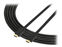 StarTech.com StarTech.com Premium Certified High Speed HDMI 2.0 Cable with Ethernet - 15ft 5m - 3D Ultra HD 4K 60Hz - 15 feet Long HDMI Male to Male Cord (HDMM5MP) - HDMI-kabel med Ethernet - HDMI han til HDMI han - 5 m - sort - for P/N: KITBXAVHDPEU, KITBXAVHDPUK, KITBXDOCKPEU, KITBXDOCKPUK, USBC-HDMI-CDP2HD4K60 HDMM5MP