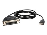 StarTech.com 6 ft / 2m USB to DB25 Parallel Printer Adapter Cable - 2 Meter USB to IEEE-1284 Printer Cable - USB A to DB25 M/F (ICUSB1284D25) - Parallel adapter - USB 2.0 - IEEE 1284 ICUSB1284D25