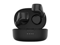Belkin SoundForm Bolt - Ægte trådløse øretelefoner med mik. - i øret - Bluetooth - sort - for Apple iPhone 14, 14 Plus, 14 Pro, 14 Pro Max; Samsung Galaxy S22 5G, S22 Ultra 5G, S22+ 5G AUC009BTBLK
