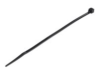 StarTech.com 15cm(6") Cable Ties, 3mm(1/8") wide, 39mm(1-3/8") Bundle Diameter, 18kg(40lb) Tensile Strength, Nylon Self Locking Zip Ties w/ Curved Tip, 94V-2/UL Listed, 1000 Pack, Black - Nylon 66 Plastic - TAA (CBMZT6BK) - Kabelbånd - 15.24 cm - sort - TAA-kompatibel (pakke med 1000) CBMZT6BK