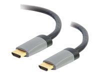 C2G Select 3m (10ft) HDMI Cable with Ethernet - High Speed CL2 In-Wall Rated - M/M - HDMI-kabel med Ethernet - HDMI han til HDMI han - 3 m - afskærmet - sort - for Dell Venue 10 5050 42523