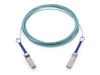 NVIDIA - 100GBase-kabel til direkte påsætning - QSFP til QSFP - 10 m - 10 m. - fiberoptik - halogenfri, Ethernet support 980-9I134-00C010