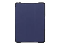 NutKase BumpKase - Flipomslag til tablet - økolæder, termoplastisk polyuretan (TPU) - mørkeblå - 10.2" - for Apple 10.2-inch iPad (7. generation, 8. generation, 9. generation) NK114DB-EL