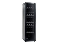 APC Symmetra PX Extended Run Premium Battery Cabinet Fully Populated w/ Battery Modules - Batterihus - AC 208 V - 8 x batteri - sort - for Symmetra 6kVA, 8KVA, 8kVA Scalable to 16kVA N+1, 8kVA Scalable to 8kVA N+1 SYCFXR8-8