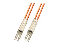 Dell - Netværkskabel - LC multimodus (han) til LC multimodus (han) - 3 m - 3 m. - fiberoptik - for EqualLogic FS7610; Networking X1018; PowerEdge T130, T330, T430, T630; Networking X1026 470-AAYQ