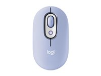 Logitech POP - Mus - brugerdefinerbar emoji - optisk - 4 knapper - trådløs - Bluetooth 5.1 LE - lilla 910-007414