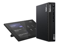 Lenovo ThinkSmart Tiny Kit - Videokonferencepakke (berøringsskærmkonsol, beregningssystem) - med 1 Year Lenovo Premier Support - ravnsort 12XH0008MT