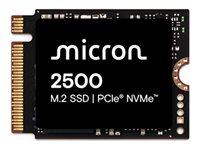 Micron 2500 - SSD - krypteret - 2 TB - intern - M.2 2230 - PCIe 4.0 (NVMe) - 256-bit AES MTFDKBK2T0QGN-1BN1AABYYR