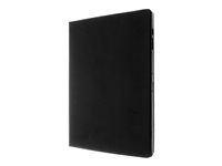 Insmat Exclusive - Flipomslag til tablet - ægte læder, polyurethan, bomuld, termoplastisk polyuretan (TPU), pap+papir - for Samsung Galaxy Tab S8 Ultra, Tab S9 652-1292