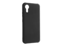 Insmat Crystal - Bagsidecover til mobiltelefon - termoplastisk polyuretan (TPU) - sort - for Samsung Galaxy XCover7 650-1237