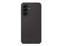 Samsung EF-PA566 - Bagsidecover til mobiltelefon - silicone - sort EF-PA566CBEGWW