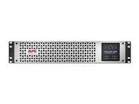 APC Smart-UPS Lithium Ion - UPS (rackversion) - linje interaktiv, 8x IEC C13, 1x IEC C19, SmartConnect+SmartSlot, AVR, LCD, med netværksadministrationskort - AC 220/230/240 V - 1980 Watt - 2200 VA - USB, serial, RJ-45 - output-stikforbindelser: 9 - 2U - sort med sølvfrontkant SMTL2200RMI2UCNC