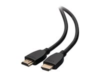 C2G 10t 4K HDMI Cable with Ethernet - High Speed - UltraHD Cable - M/M - HDMI-kabel med Ethernet - HDMI han til HDMI han - 3.05 m - afskærmet - sort 56784