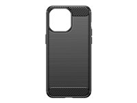 Insmat C&S Style - Bagsidecover til mobiltelefon - karbonfiber - for Apple iPhone 15 Pro Max 650-1185