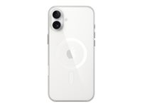 Apple - Bagsidecover til mobiltelefon - MagSafe-kompatibilitet - polykarbonat - klar - for iPhone 16 Plus MA7D4ZM/A