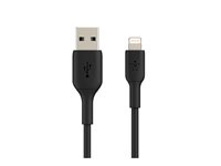 Belkin BoostCharge - Lightning-kabel - Lightning han til USB han - 15 cm - sort CAA001BT0MBK