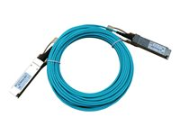 HPE X2A0 - Netværkskabel - QSFP28 til QSFP28 - 10 m - 10 m. - fiberoptik - aktiv - for FlexFabric 12900, 12900E 36, 12902, 5930, 5930 2QSFP+, 5930 2-slot, 5930 32, 5930 4-slot JL277A