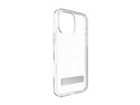 Zagg Crystal Palace Snap - Bagsidecover til mobiltelefon - med kickstand - MagSafe-kompatibilitet - klar - for Apple iPhone 16 Pro Max 702315049