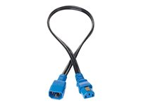 HPE Jumper Cord - Strømkabel - power IEC 60320 C13 til IEC 60320 C14 - AC 250 V - 10 A - 2 m - flintgrå - Global - for Apollo 4510 Gen9; Modular Smart Array P2000 G3; ProLiant DL360p Gen8, XL290n Gen10; Rack AF573A