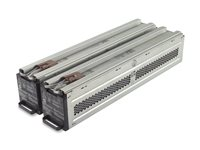 APC Replacement Battery Cartridge #44 - UPS-batteri - 2 x batteri - Blysyre - 960 Wh - sort - for Smart-UPS RT 10000VA, 3000, 5000, 7500 RBC44EB