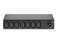 APC Basic Rack PDU AP6015A - Strømfordelingsenhed (rackversion) - AC 100/120/200/208/230/240 V - input: IEC 60320 C14 - output-stikforbindelser: 8 (power IEC 60320 C13) - 1U - sort - for P/N: SMTL1000RMI2UC, SMX1000C, SMX1500RM2UC, SMX1500RM2UCNC, SMX750C, SMX750CNC AP6015A