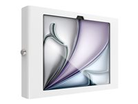 Compulocks iPad Air M2 & M3 11", Apex Secured Enclosure Wall Mount - White - Indelukke - for tablet - glasmontering, plads - låsbar - højglansaluminium - hvid - skærmstørrelse: 11" - monteringsgrænseflade: 100 x 100 mm - vægmonterbar 11APXW