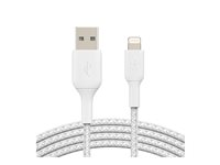 Belkin BoostCharge - Lightning-kabel - Lightning han til USB han - 1 m - hvid CAA002BT1MWH