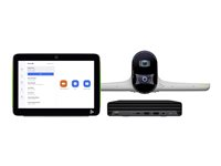 Poly Studio Large Room Bundle - Til Zoom Rooms - videokonferencepakke (Poly Studio E70 kamera, Poly TC10 berøringscontroller, HP Mini Conferencing PC) - Zoom Certified - hvid 9C924AA