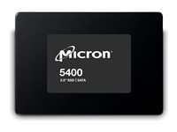 Micron 5400 PRO - SSD - krypteret - 7.68 TB - intern - 2.5" - SATA 6Gb/s - 256-bit AES - TCG Opal Encryption 2.0 MTFDDAK7T6TGA-1BC1ZABYYT