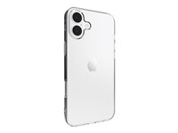 Zagg - Bagsidecover til mobiltelefon - klar - for Apple iPhone 16 Plus 702315600